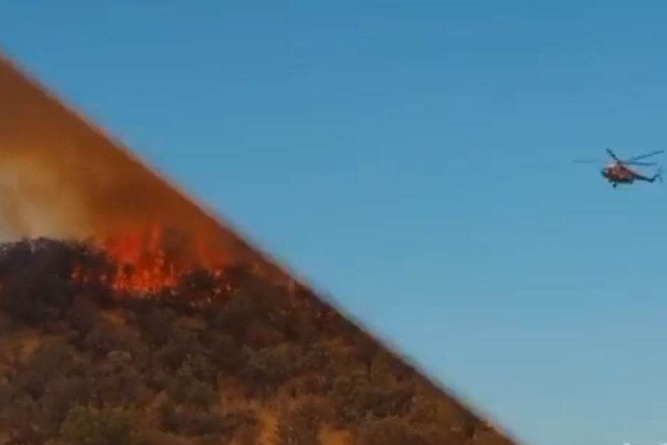 عملیات اطفای حریق جنگلهای مریوان تابستان ۱۴۰۴