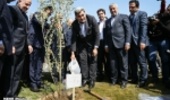 Officials, Diplomats Plant Trees to Highlight Friendship and Peace 