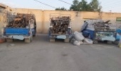 کشف 2 تن چوب و زغال قاچاق در کهگیلویه