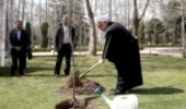 President Rouhani planted sapling on the Occasion of National Arbor Day