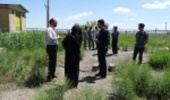 بازدید خبرنگاران آذربایجان‌غربی از طرح‌های مقابله با بیابانزایی اداره کل منابع طبیعی استان