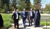 بازدید وزیرجهاد كشاورزی از نهالستان منابع طبیعی استان ایلام