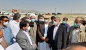 Vice Speaker of the Parliament Visited Ditch Erosion Control Project in Chabahar  