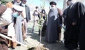 گزارش تصویری/آغاز عملیات غرس دوهزار نهال در شهرک شهید محلاتی