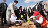 کاشت درخت توسط رئیس جمهور در روز درختکاری