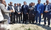 پایان نهالکاری در کانون بحرانی فرسایش بادی چابهار با حضور وزیر جهاد کشاورزی