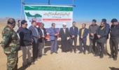 چهارمحال/ افتتاح پروژه بندهای خاکی حوزه آبخیز بروجن