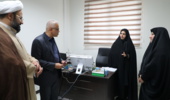 گزارش تصویری/ تکریم همکاران دختر شاغل در ستاد توسط رئیس سازمان منابع طبیعی