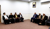 دیدار مسئول حوزه نمایندگی ولی فقیه در سازمان منابع طبیعی با نماینده ولی فقیه در خوزستان و امام جمعه اهواز
