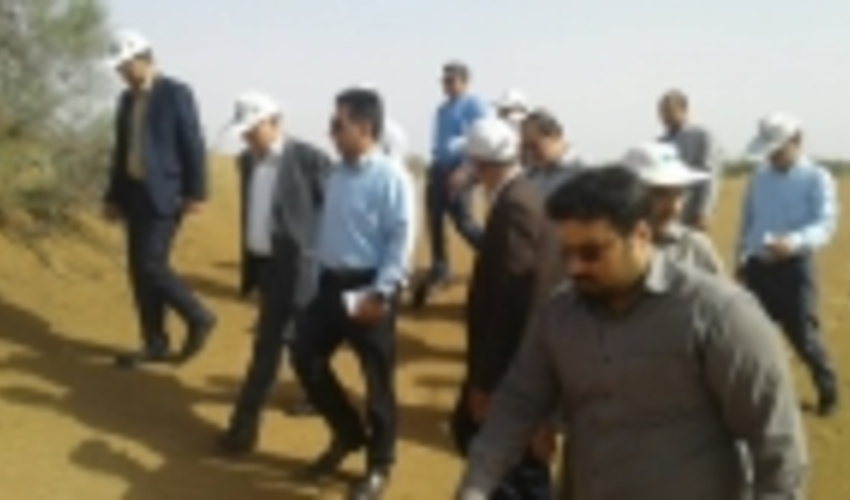 مهندس آقایی از پیشرفت اقدامات بیابانزدایی خوزستان بازدید کرد