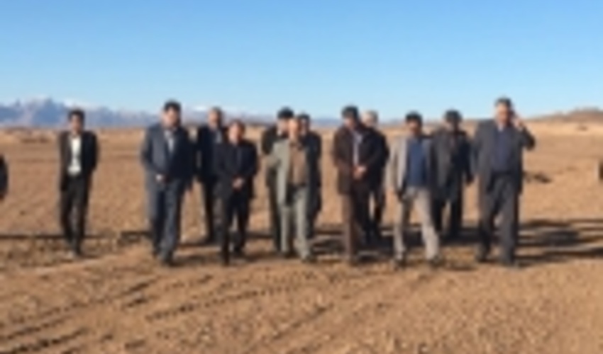 Head of FRWO visit to Desertification Control Projects in Khorasan Razavi Province