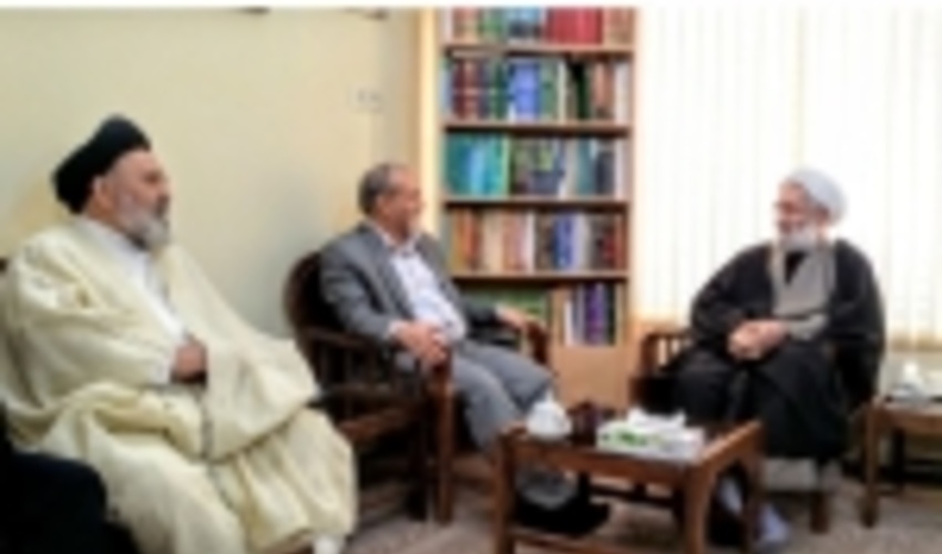 دیدار مهندس آقایی با آیت‌الله سعیدی و حجت‌الاسلام آشتیانی