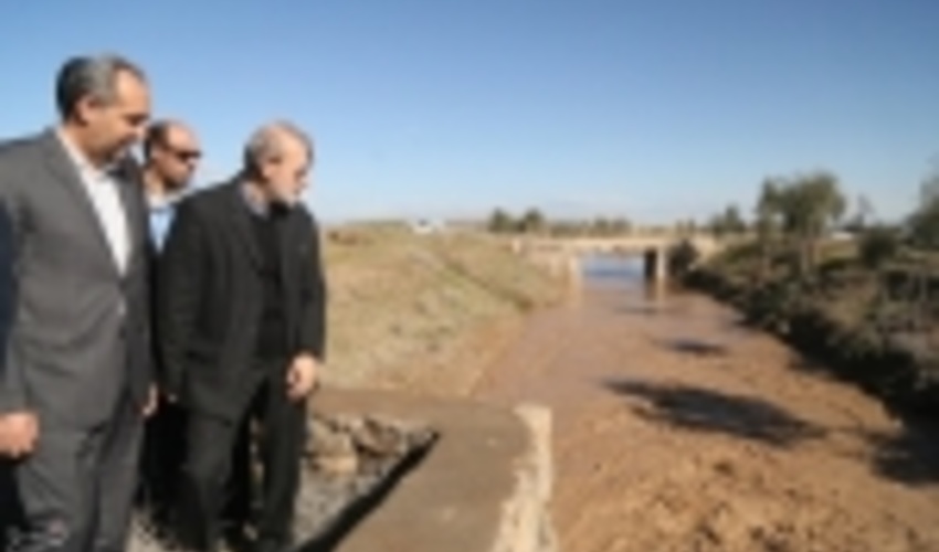 Parliament Speaker Visit IWM projects in Qom Province