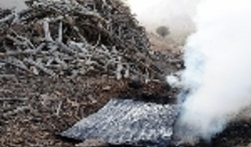 کوره غیرمجاز زغال در لردگان تخریب شد