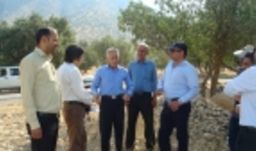 بازدید مدیران ارشد سازمان جنگل ها از پروژه های آبخیزداری شهرستان کازرون 