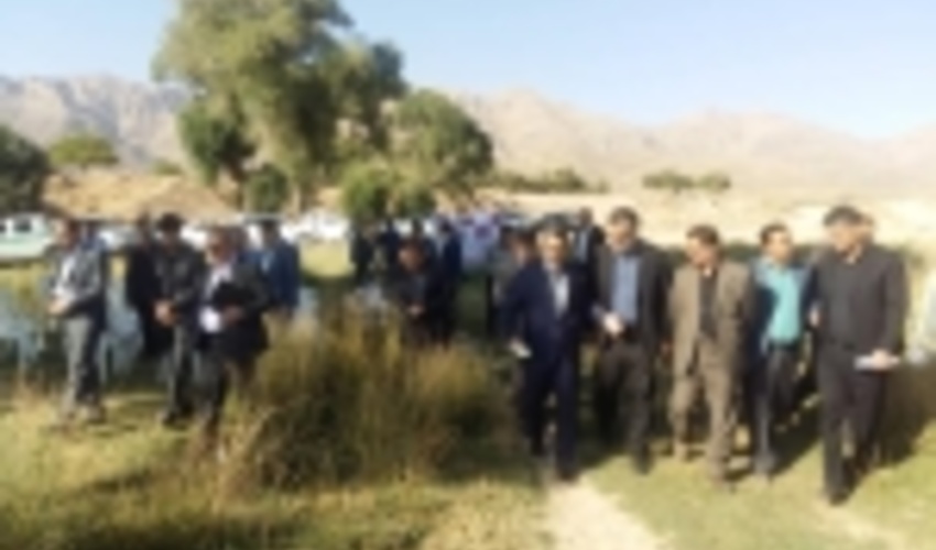 معاون هماهنگی امور اقتصادی وزارت کشور از پروژه شاخص آبخیزداری در بوانات بازدید کرد 