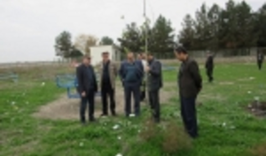  مدیران ستادی و استانی از پروژه های توسعه فضای سبز شهرستان آق قلا بازدید کردند
