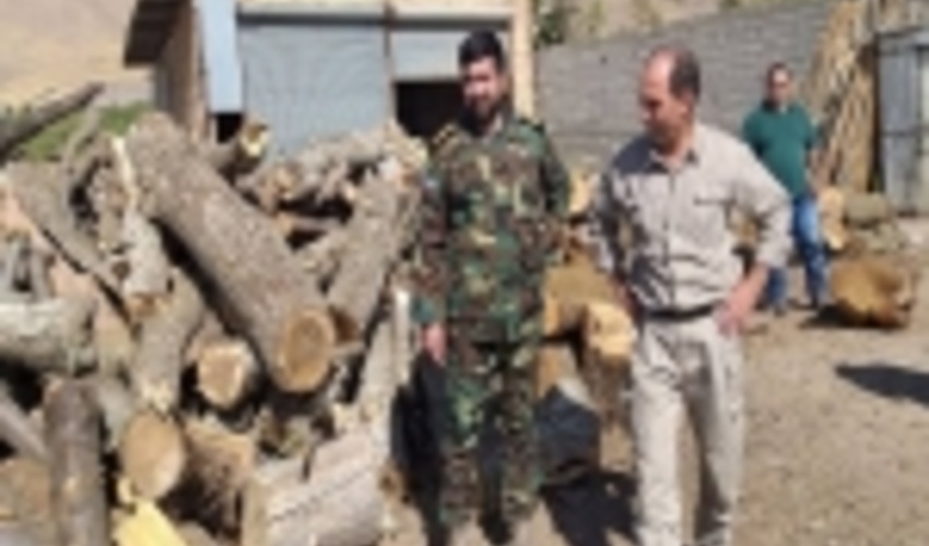 2 محموله چوب قاچاق در شاهین‌دژ توقیف شد