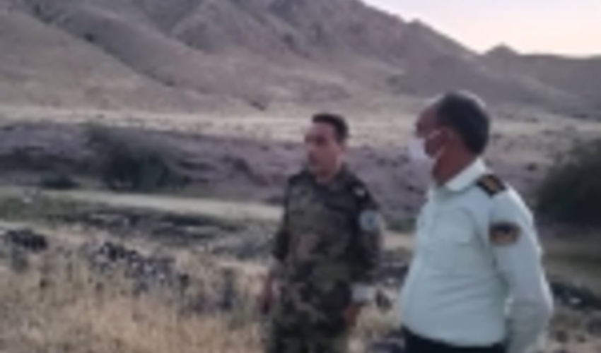 مهار حریق در اراضی ملی شهرستان لارستان