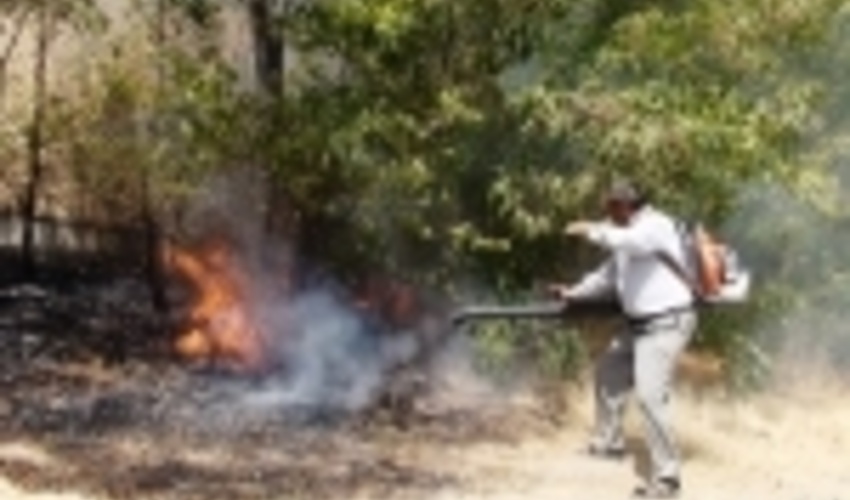 ارسال ۶ دستگاه دمنده به منطقه آتش سوزی خائیز