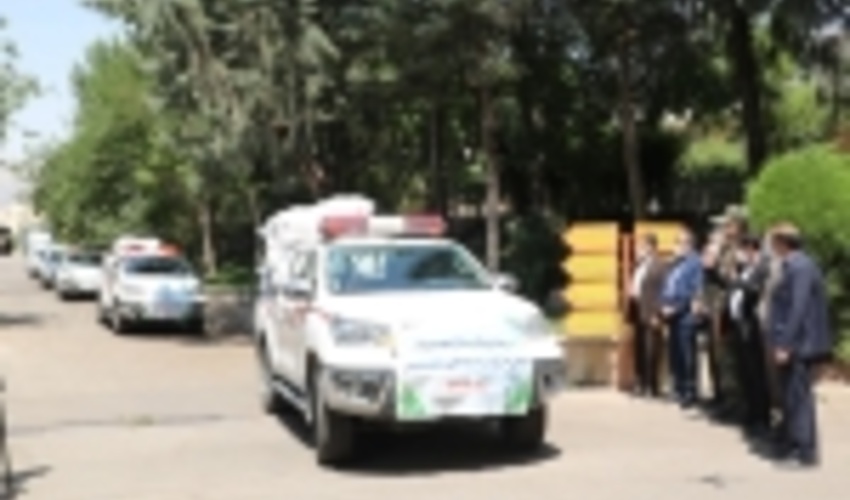 گزارش تصویری / دومین مرحله ارسال تجهیزات اطفای حریق برای نجات جنگل های زاگرس در سال جاری