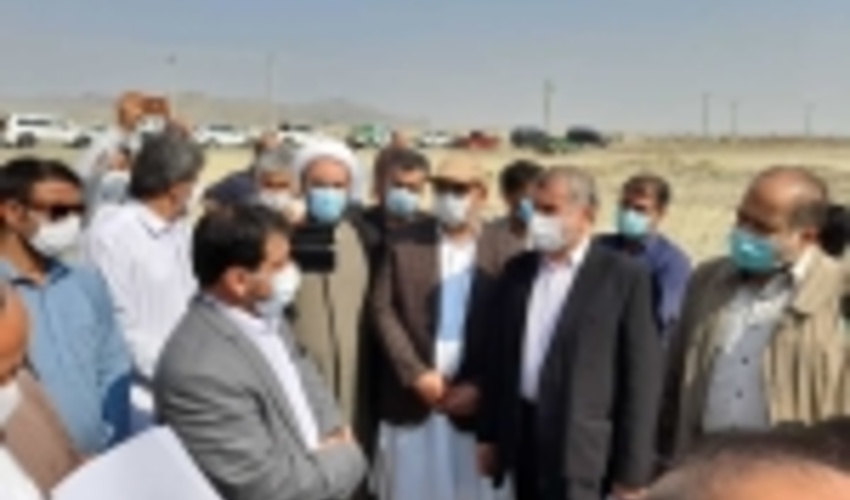 Vice Speaker of the Parliament Visited Ditch Erosion Control Project in Chabahar  