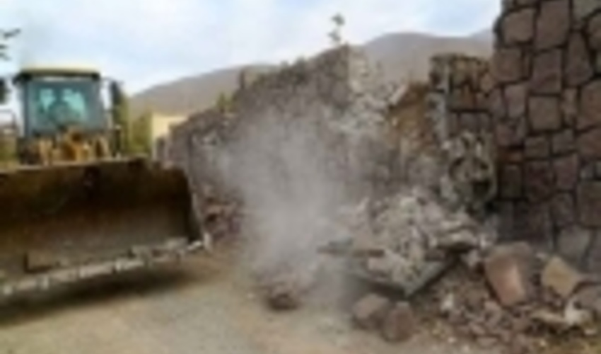 رفع تصرف 23 هزار مترمربع از اراضی ملی شمیرانات/ بناهای غیرمجاز تخریب شد