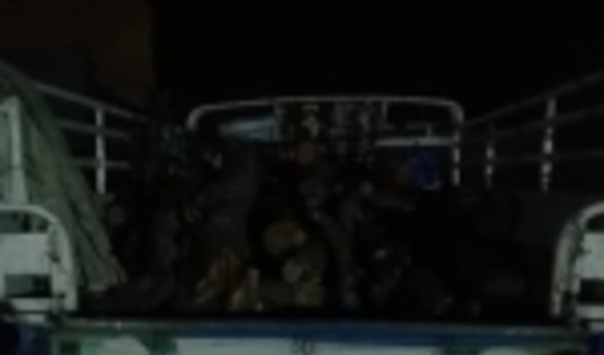 توقیف خودرو حامل چوب آلات قاچاق جنگلی در شهرستان ممسنی