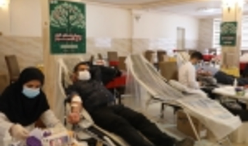 گزارش تصویری / پویش اهدای خون حیات سبز