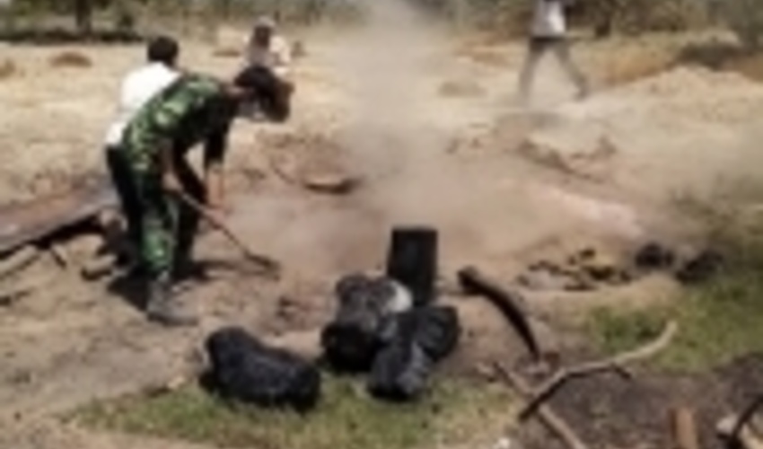 توقف عملیات تصرف اراضی ملی در منطقه پاقلاتان شهرستان بندرعباس