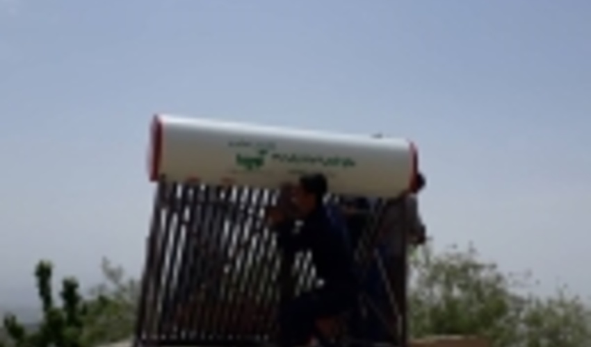  کهگیلویه/ نصب ۵۰ دستگاه آبگرمکن خورشیدی در پیچاب باشت