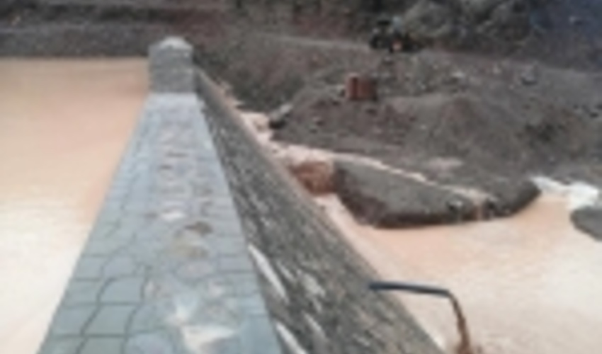 خراسان رضوی/بند سنگی ملاتی حوزه نوق و جزین در شهرستان بجستان آبگیری شد