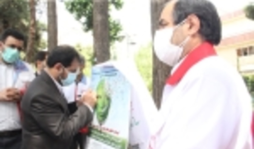مراسم رونمایی از طرح کاروان نیکوکاری جمعیت جوانان هلال احمر با رویکرد احیای منابع طبیعی 