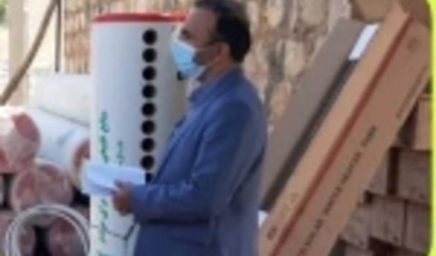 توزیع 51 آبگرمکن‌ خورشیدی به‌صورت رایگان در لرستان