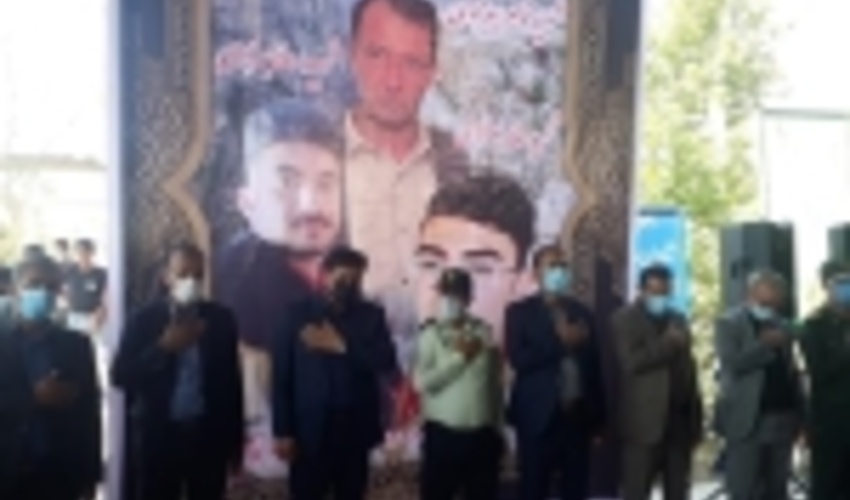 مراسم تشییع شهدای فداکار آتش سوزی ارتفاعات جنگلی هایقر شهرستان فیروزآباد برگزار شد