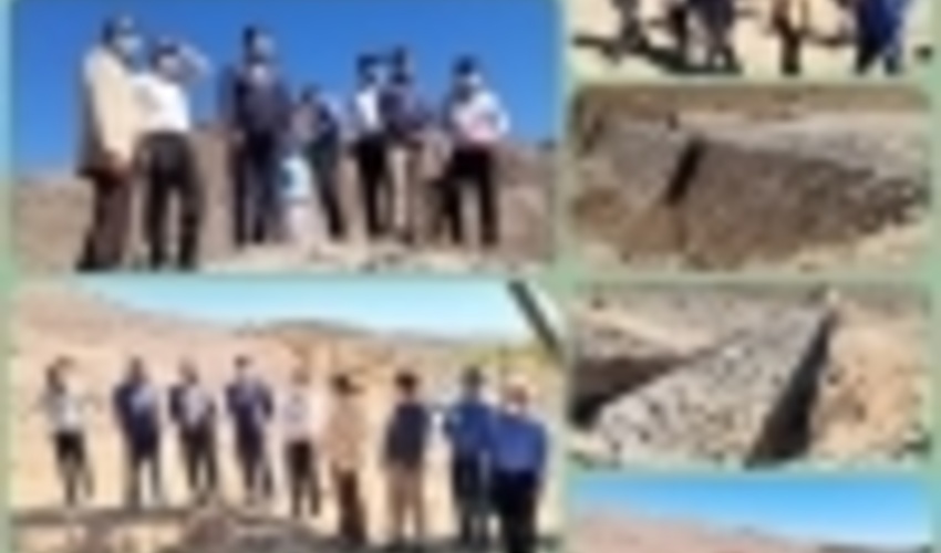 بازدید مدیر کل منابع طبیعی جنوب کرمان از طرح های آبخیزداری