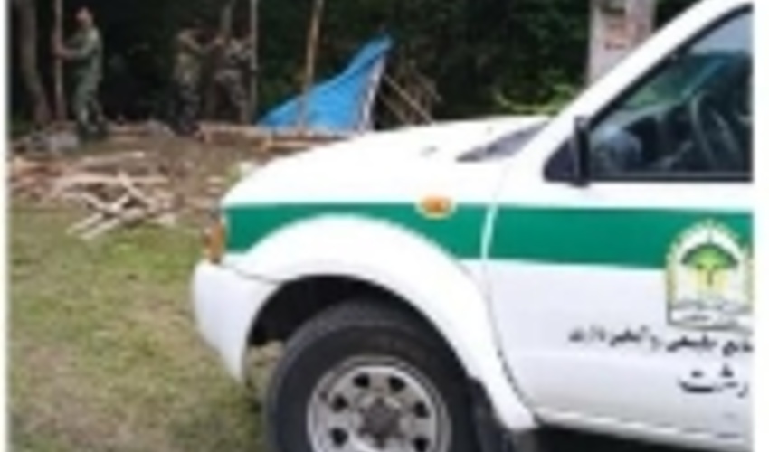 گیلان/ خلع ید اراضی ملی در شهرستان رشت