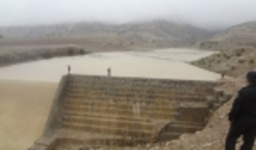 کهگیلویه و بویراحمد/ سد "تنگ تیز " باشت سرریز شد