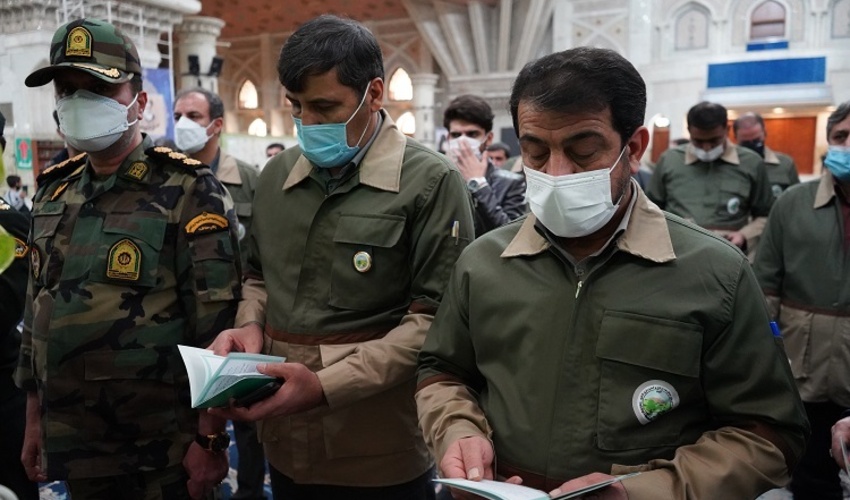 تجدید میثاق کارکنان منابع طبیعی با آرمان‌های امام خمینی