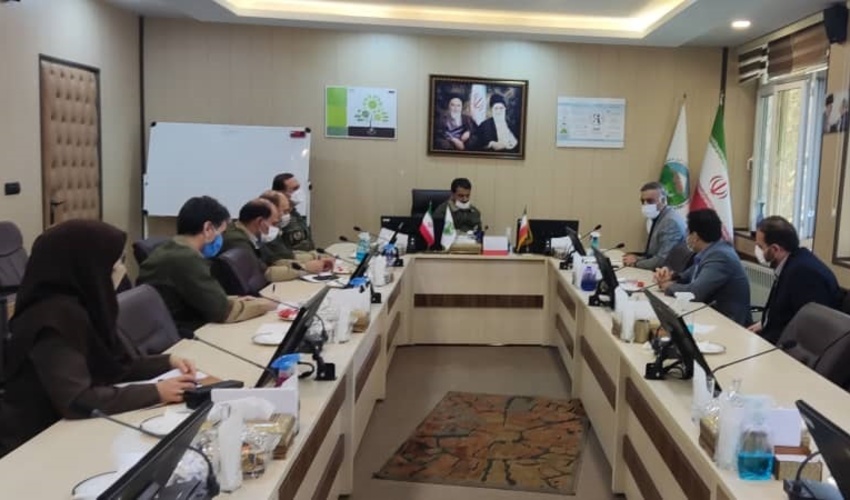 بررسی ارتقاء راهکارهای اطفای حریق در نشست مدیران منابع طبیعی و وزارت دفاع