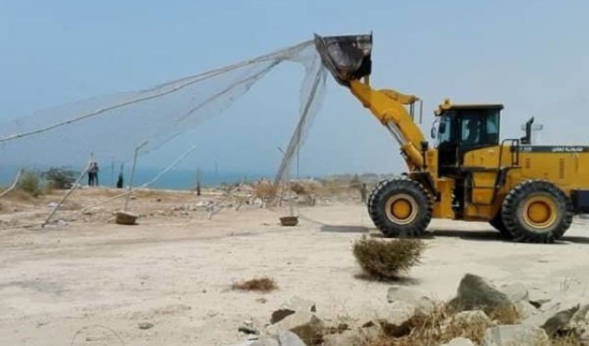 هرمزگان/رفع تصرف اراضی ساحلی بندرعباس به طول ۳ کیلومتر و مساحت ۱۸ هکتار  