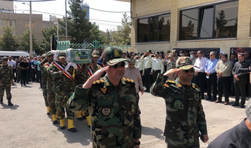 تشییع و خاکسپاری پیکر مدافع طبیعت