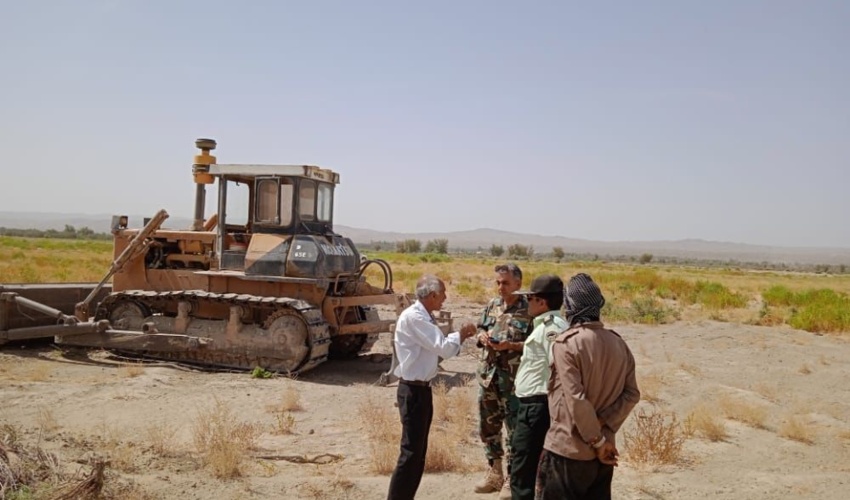 جنوب کرمان/رفع تصرف بیش از ۹ هکتار از اراضی ملی شهرستان جیرفت