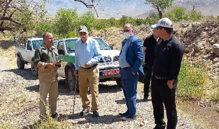 مراسم کلنگ‌زنی احداث پاسگاه حفاظتی منابع‌طبیعی در لرستان