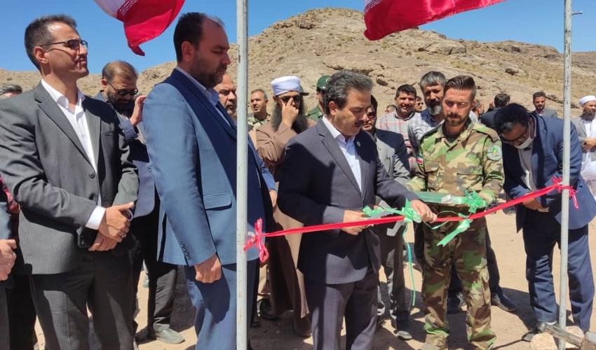 خراسان رضوی/ بهره برداری از بند خاکی روستای بیدک در شهرستان تایباد 