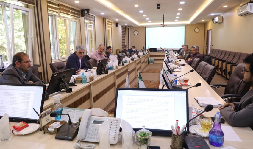 برگزاری جلسه قانون هوای پاک در سازمان منابع طبیعی 