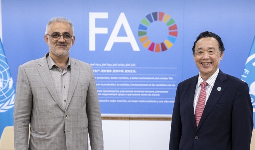 دیدار سرپرست سازمان منابع طبیعی و آبخیزداری کشور با مدیرکل فائو