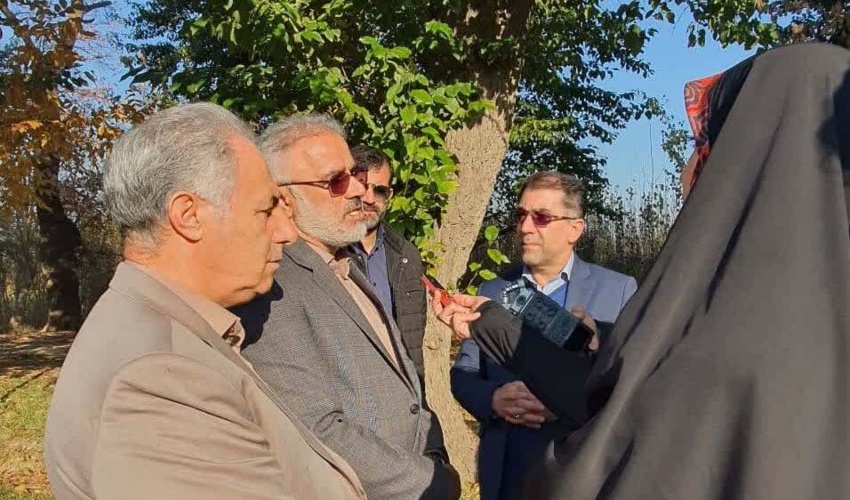 رئیس سازمان منابع طبیعی کشور از نهالستان بزرگ کرج بازدید کرد