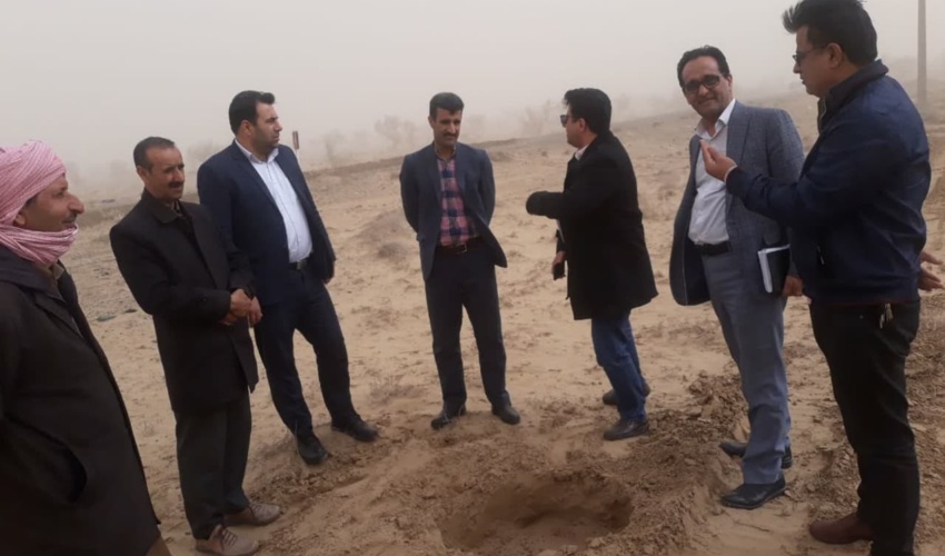 خراسان رضوی/تاغ کاری 60 هکتار اراضی بیابانی در شهرستان مرزی سرخس