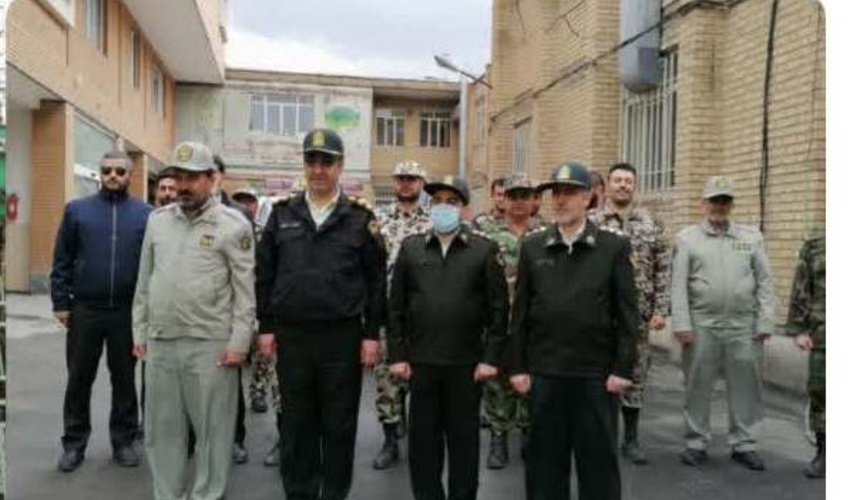 برگزاری مانور رژه خودرویی یگان حفاظت از منابع طبیعی در همدان 